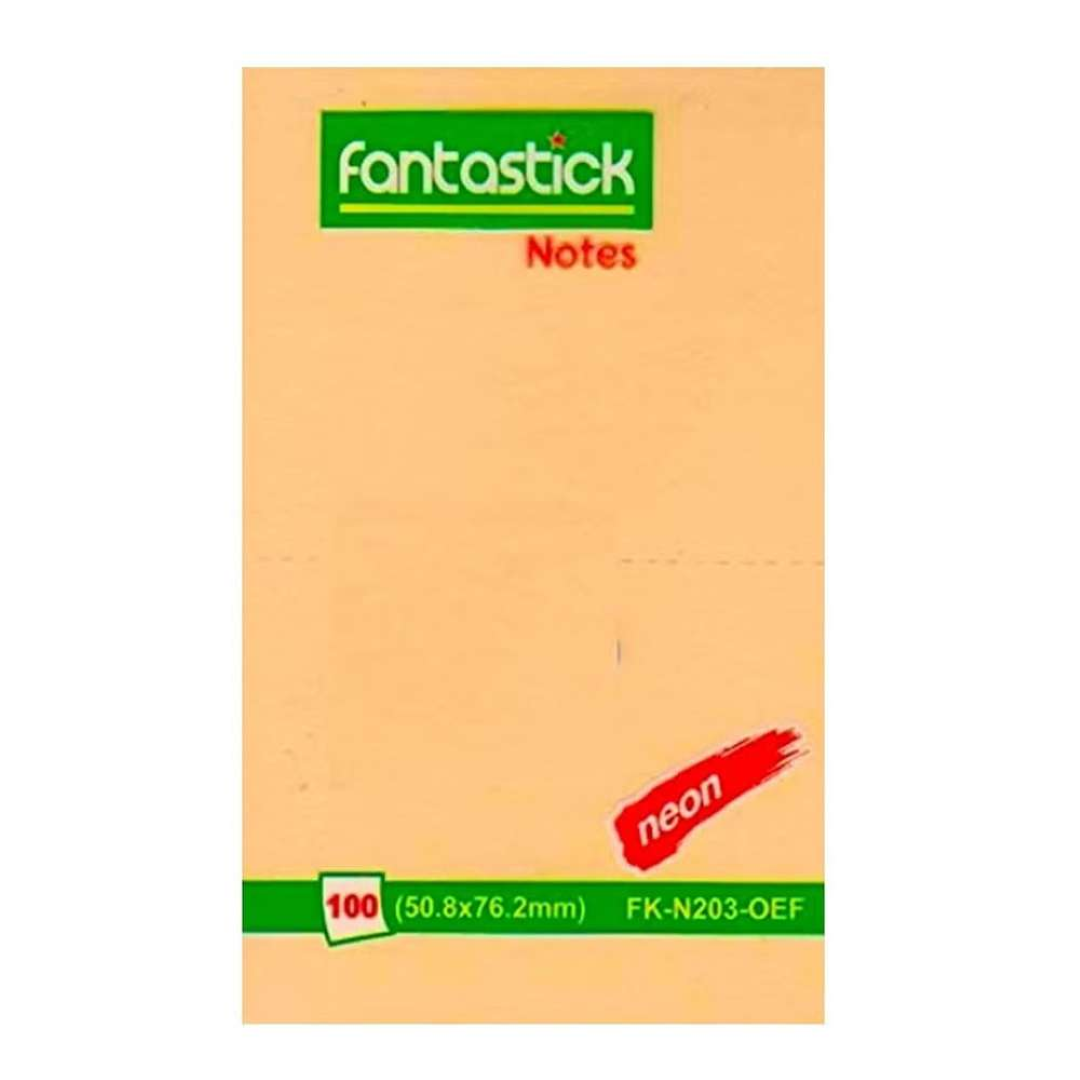 Fantastick Stick Notes 2x3" Fluor. Orange FK-N203-OEF